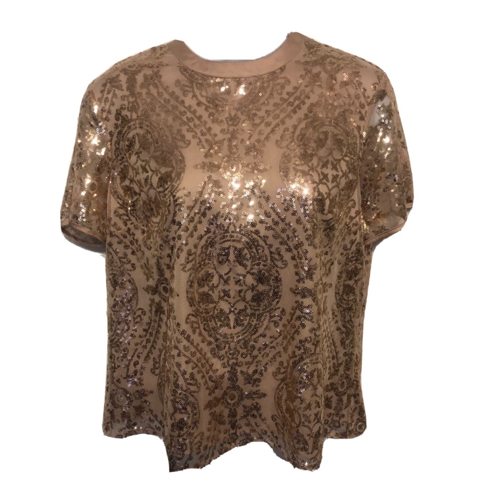 Eva Mendes | New York & Company | Pink Sequin Top